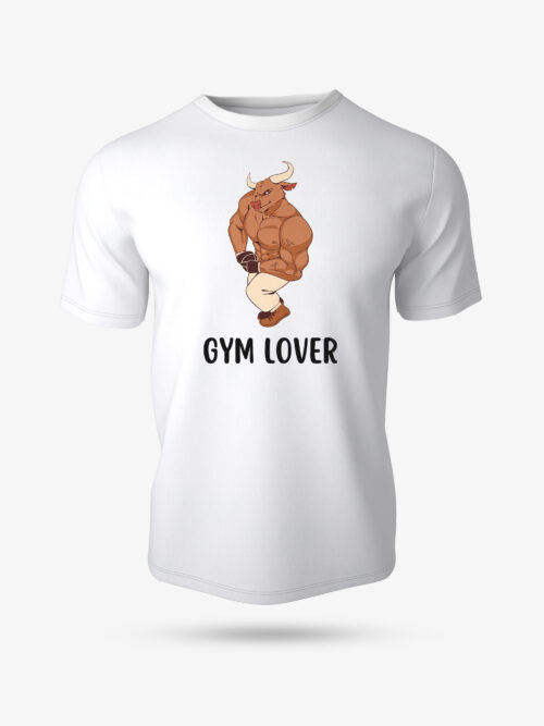 GYM LOVER Graphic Printed T-Shirt