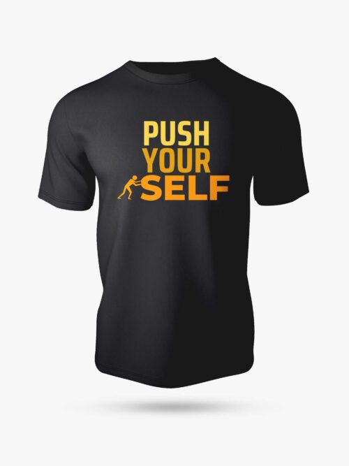 Push Urself Graphic Printed T-Shirt
