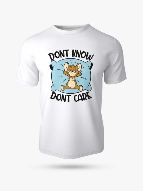 Dont Care Graphic Printed T-Shirt