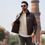 The Vanguard — Classic Trucker, Premium Vegan Leather Jacket