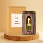 Oud Majesty Roll-On Attar (Premium Wooden Box, 6ml)