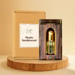 Mystic Sandalwood Roll-On Attar (Premium Wooden Box, 6ml)