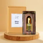 White Oud Roll-On Attar (Premium Wooden Box, 6ml)